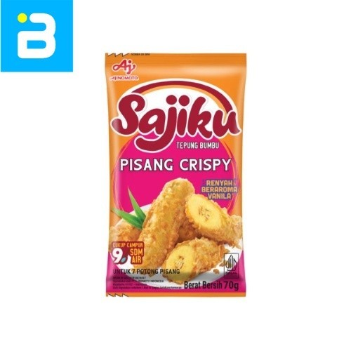 

Tepung Sajiku Pisang Crispy Vanilla 70G