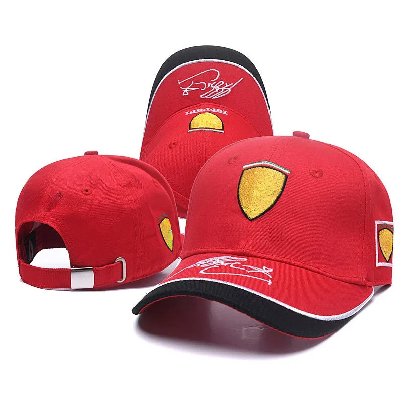 2024 F1 Racing Hat Sun Hat Outdoor Sports Baseball Cap Men Women Baseball Cap Casual Hat for Ferrari