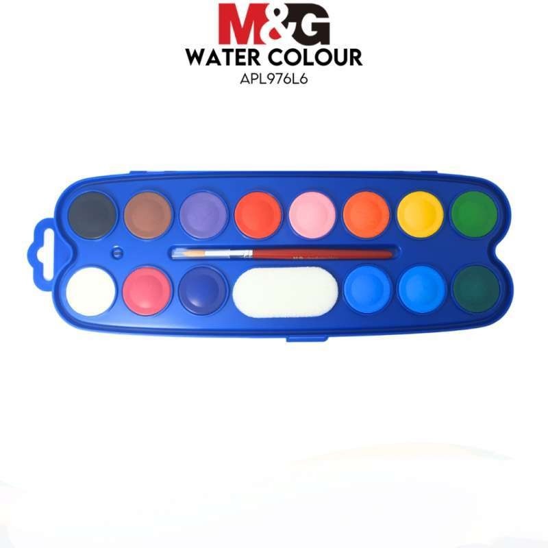 

M&G Cat Air Mini Water Color Blocks 12+2c 30mm APL976L6 Perlengkapan Lukis melukis seni