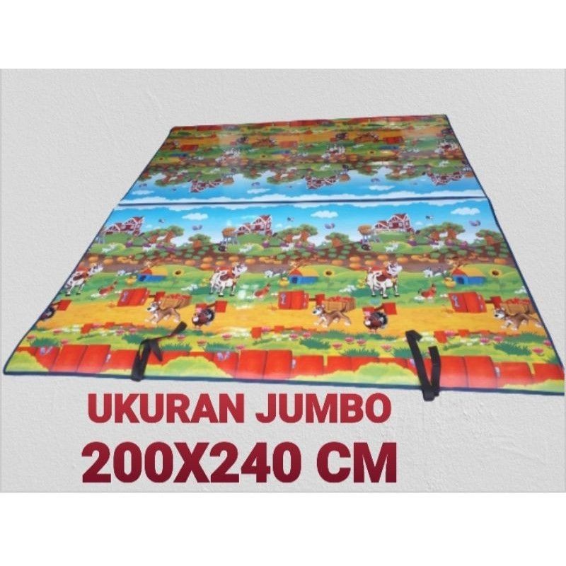 KARPET PLASTIK SPON BERKARAKTER  JUMBO P, 240xL.200cm