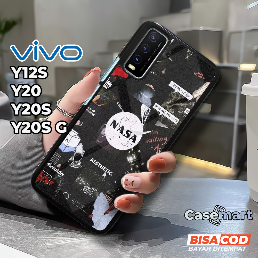 Case Vivo Y12S Y20 Y20S Y20S G Casing Vivo Y12S Y20 Y20S Y20S G Casemart [NASA] Case Glossy Case Aes