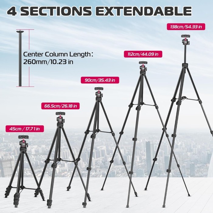 Ulanzi TT51 Aluminium Alloy Portable Tripod (T089GBB1)