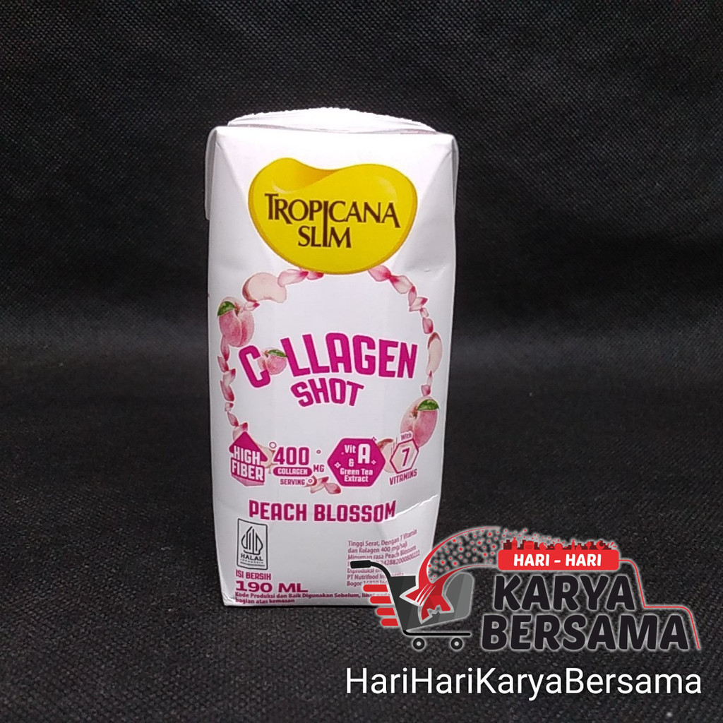 

TROPICANA SLIM COLLAGEN SHOT PEACH BLOSSOM 190ML