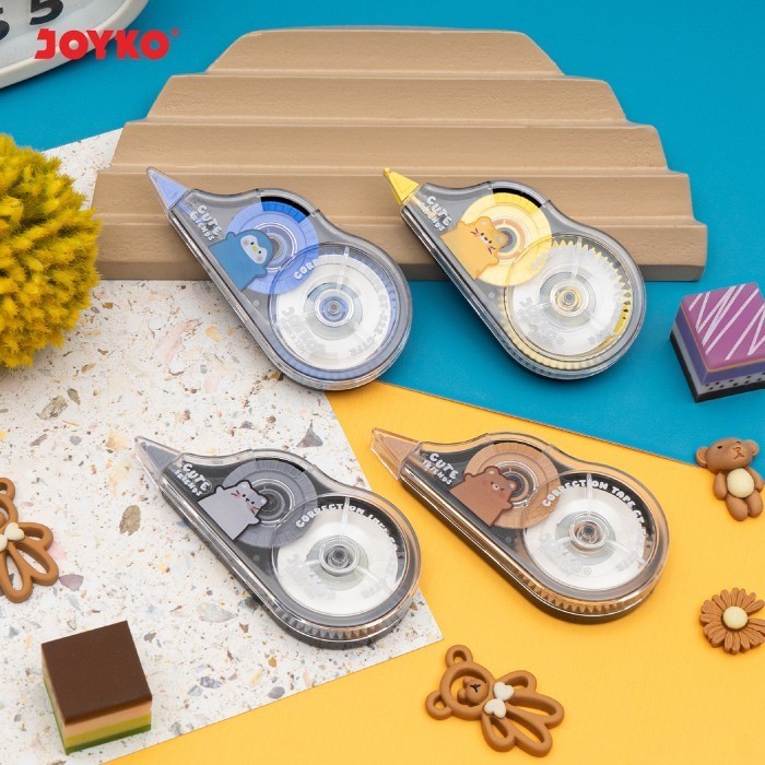 

CORRECTION TAPE JOYKO CT-522 CUTE FRIENDS 12M | TIPE-X KERTAS