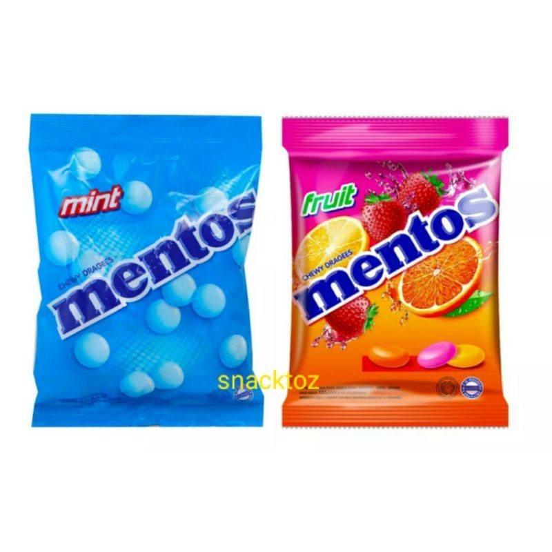 

MENTOS Permen Mint Buah per pack