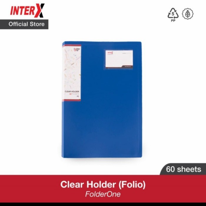 

clear holder folio 60 pocket folder one /dokumen keeper/ display album