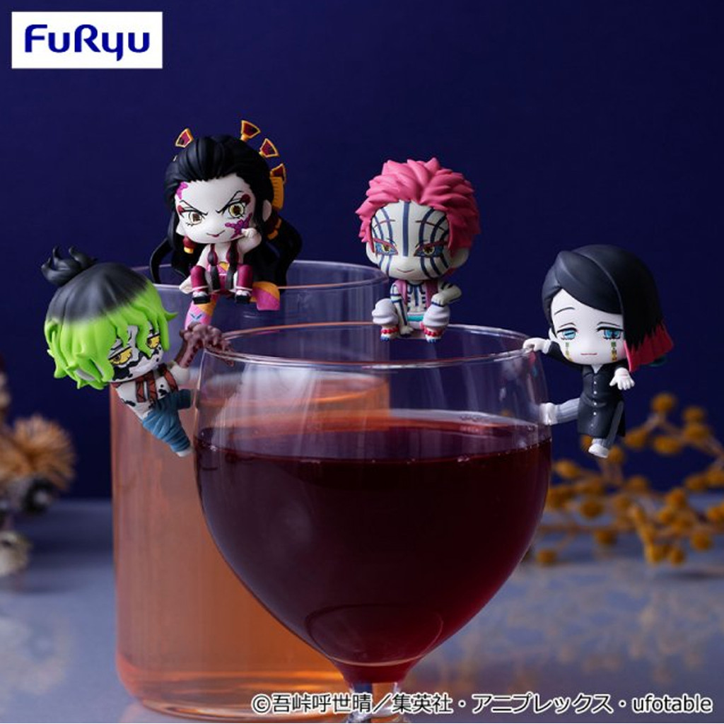 Kimetsu no Yaiba Chokotto Hikkake Figure Petit: Akaza - Gyutaro - Daki - Enmu