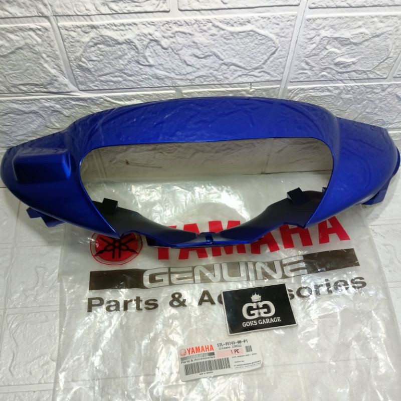 batok depan mio sporty biru original batok kepala depan mio sporty biru original yamaha