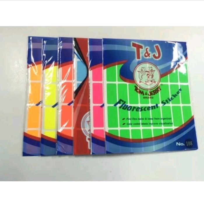 

Label Tom and Jerry 108 Flourescent Warna