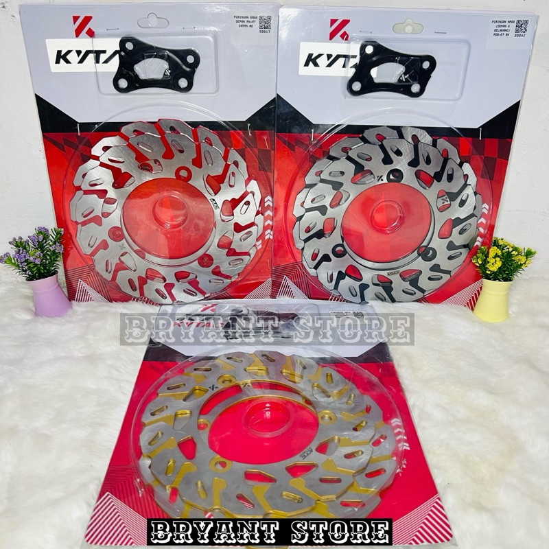 PIRINGAN CAKRAM DEPAN BELAKANG KYTACO KTC ORIGINAL FLOATING NMAX AEROX STANDAR 230MM 245MM DISC DISK