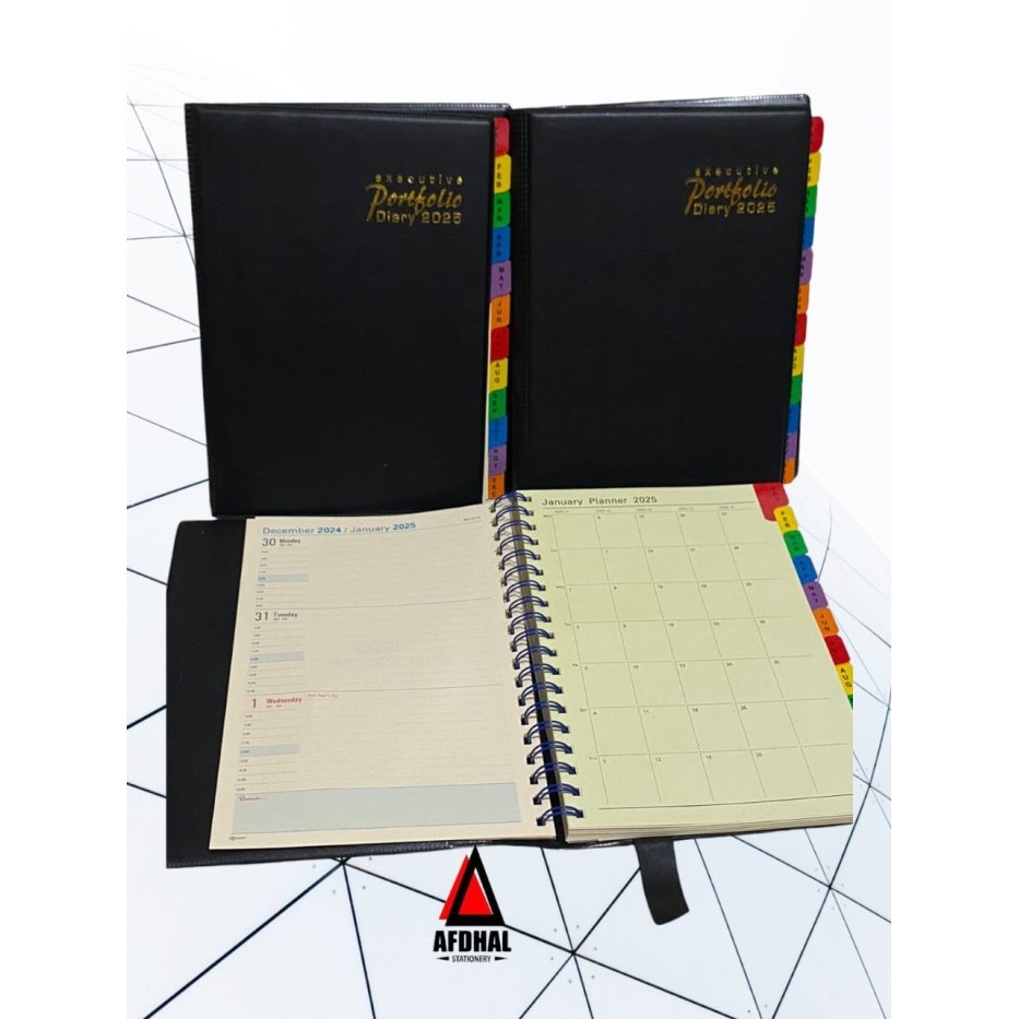 

BUKU Agenda executive forfolio diary 2025 - FORTFOLIO DIARY