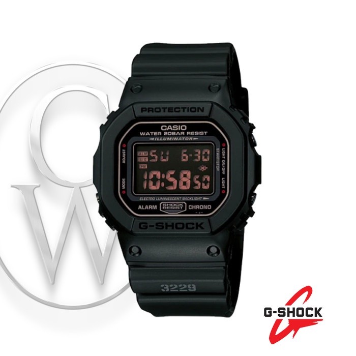 Jam Tangan CASIO G-SHOCK DW-5600MS-1D / GSHOCK DW 5600MS 1DR ORIGINAL