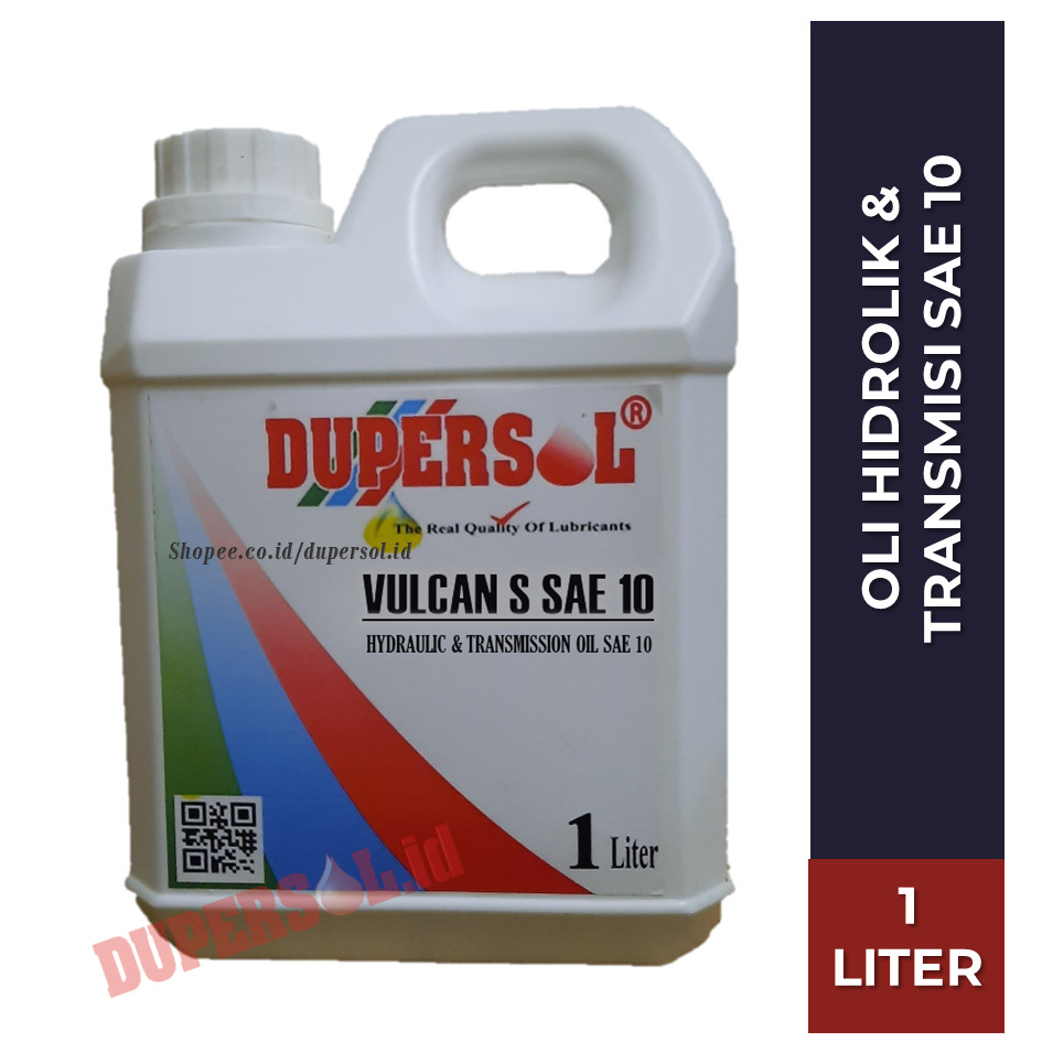 DUPERSOL VULCAN S 10 / Oli Hidrolik & Transmisi Sae 10 / Oli 10 / Oli Pompa Hidrolik ( ECER REPACK 1