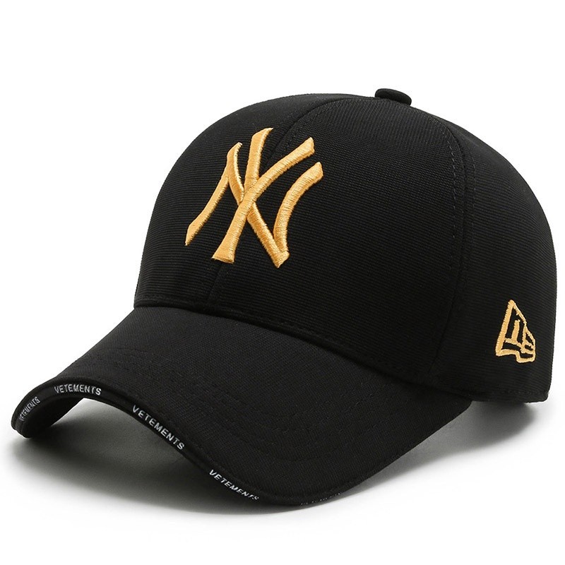 Terlaris Topi Baseball NY VETEMENTS Pria Wanita Fashion Snapback Import Cap New York Gold Original M