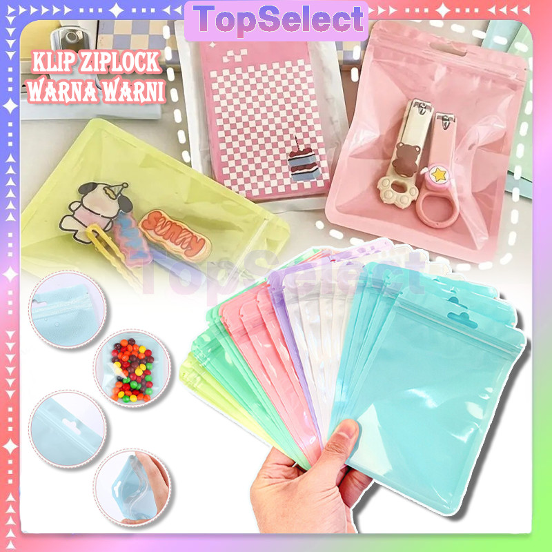

Klip Zipper Ziplock Bening Warna/Packing Plastik Klip Aksesoris/Plastik Ziplock Glossy Warna/Plastik Souvenir Aksesoris Klip Zipper / Warna Macaron Tas Ziplock Aluminium Foil Kartun/Klip Ziplock Warna Warni