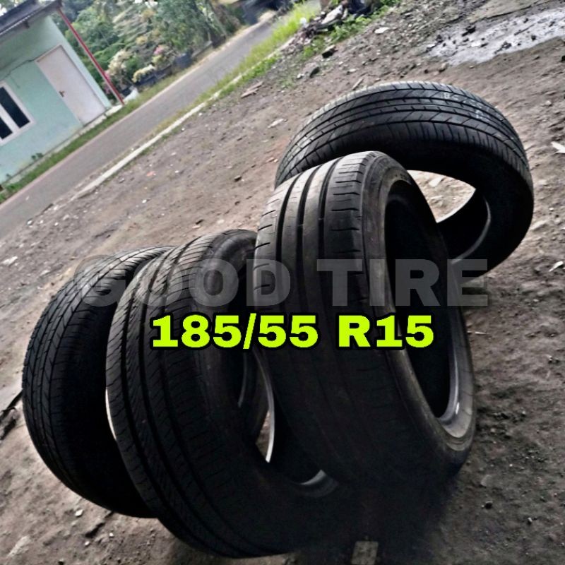 BAN MOBIL 185-55-15 R15 COPOTAN SEKEN SECOND BEKAS BAN MOBIL VELG LEBAR BAN CEPER