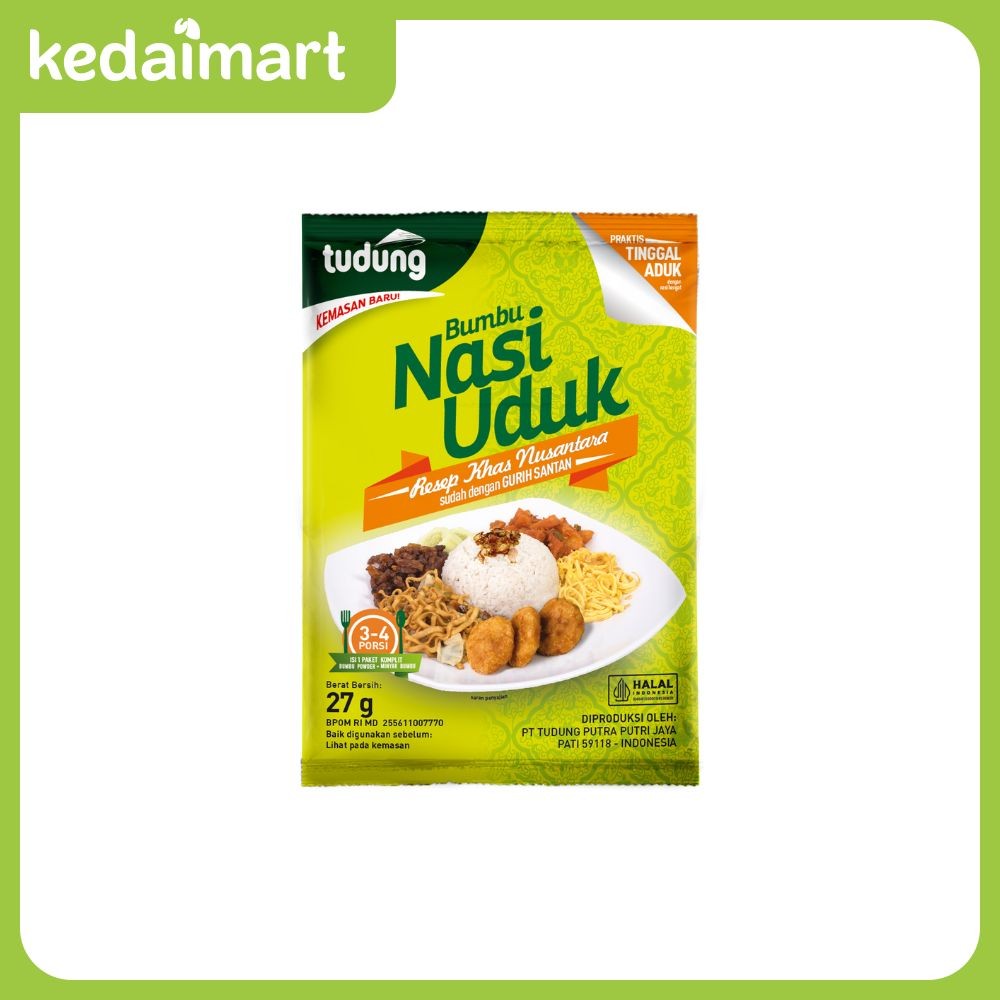 

Tudung Bumbu Nasi Uduk 27 Gram