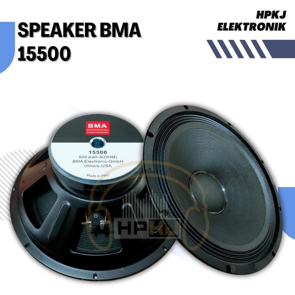 Speaker 15 inch BMA 15500 Speaker Kompoenen BMA 15500 15inch