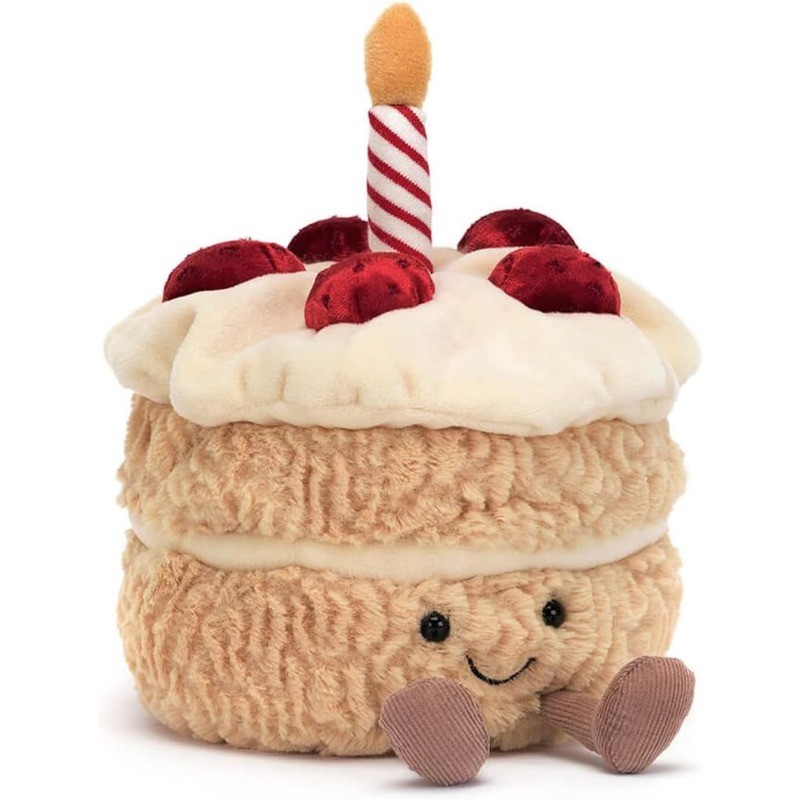 

Birthday Cake Plush Toy Stuffed Animal Birthday Cake Plushie Doll Toys Gift for Kids Children 6.3inch