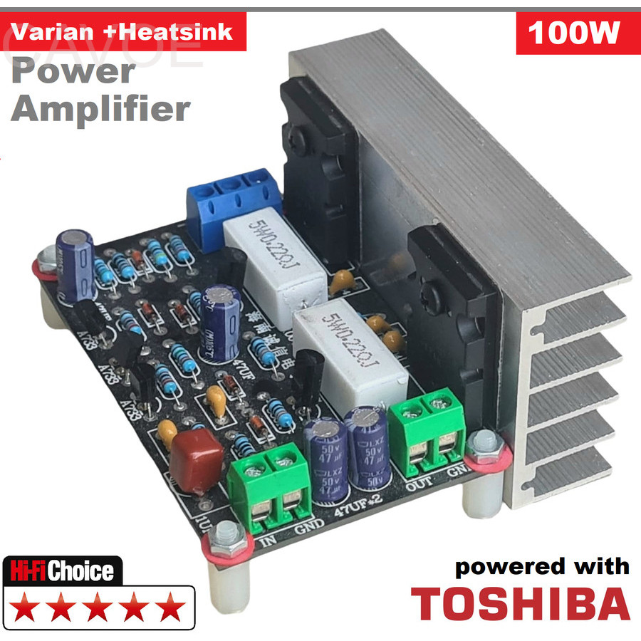 Modul HIFI Power Amplifier Final 100W OCL SOCL Subwoofer Home Theater - DIY