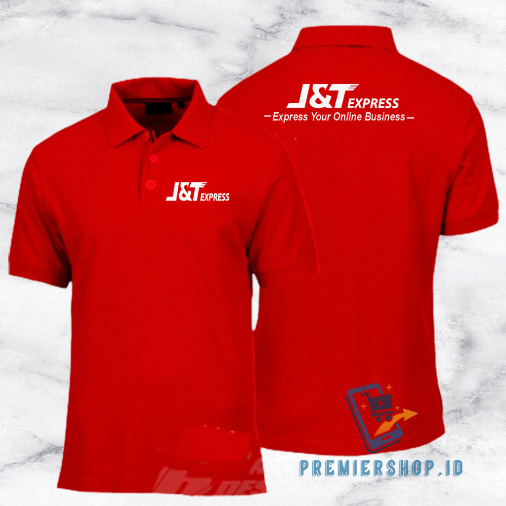 Poloshirt JNT-Express Quality Premium Baju Kaos Polo Berkerah Untuk Semua Kalangan Pria Wanita Dewas