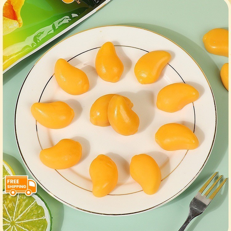 

[Mendukung COD]HALAL Lianggui Peeled Fudge 108g Permen Lunak Rasa Jeruk Strawbery Mangga Permen Buah Jelly Kupas 3 Varian Rasa