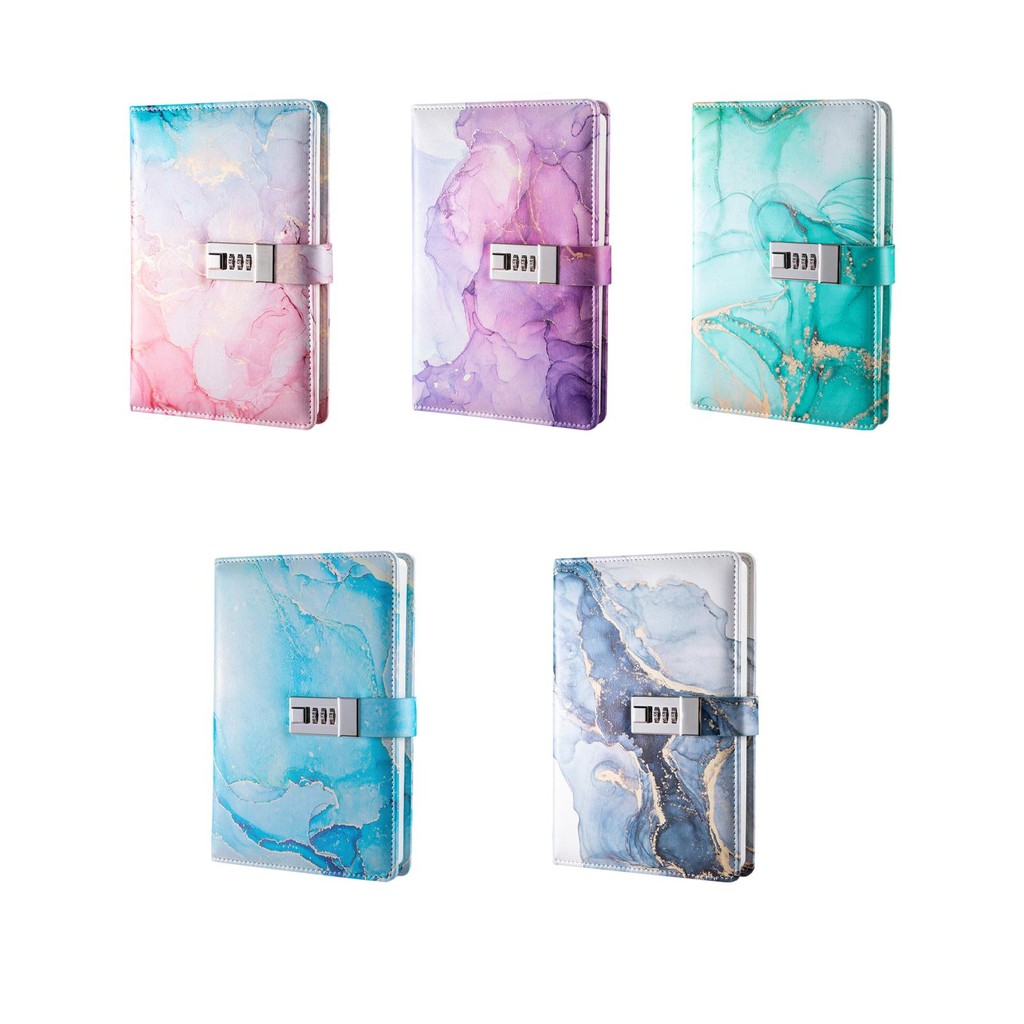 

Diary with Lock Personal Travel Diary A5 PU Leather Journal Thick Notebook Locking Journal Teenage Girls Adults Men Women Boys