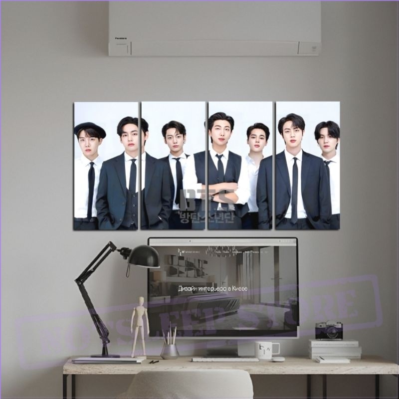 Jual Posters multipanel 60x30 Aesthetic Wallpaper / Hiasan kamar aesthetic wanita Poster dinding bts