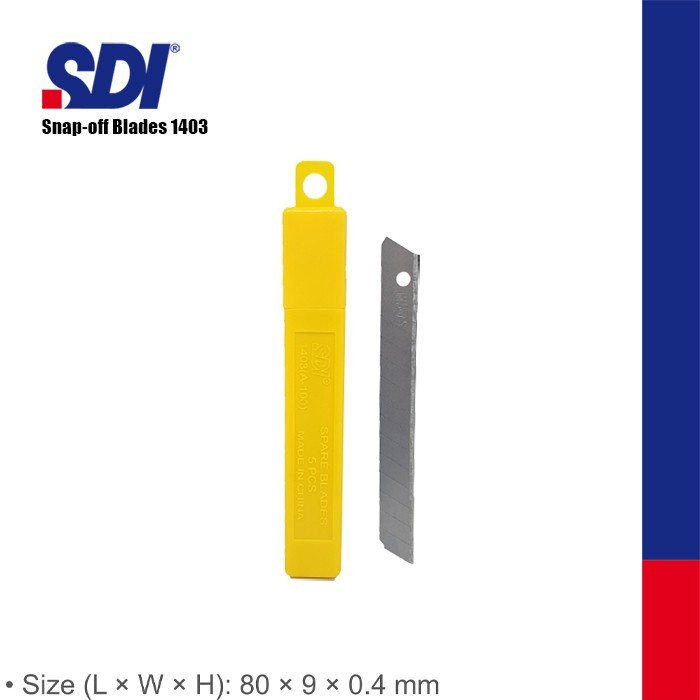 

SDI Isi Cutter Kecil 1403 A-100 (1 Tube isi 5 Pcs)