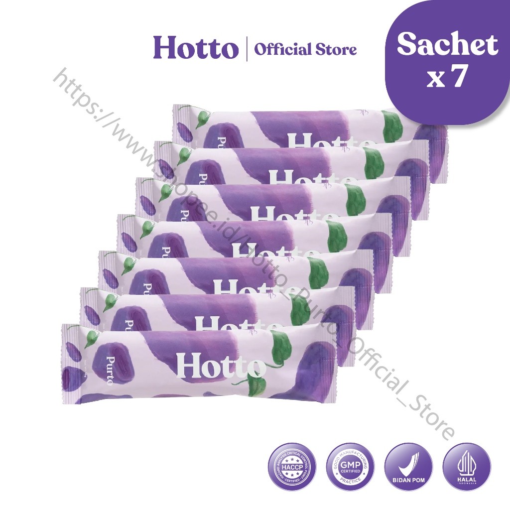 

Hotto Purto Multigrain with purple potato cobaiin dulu 7 sachet