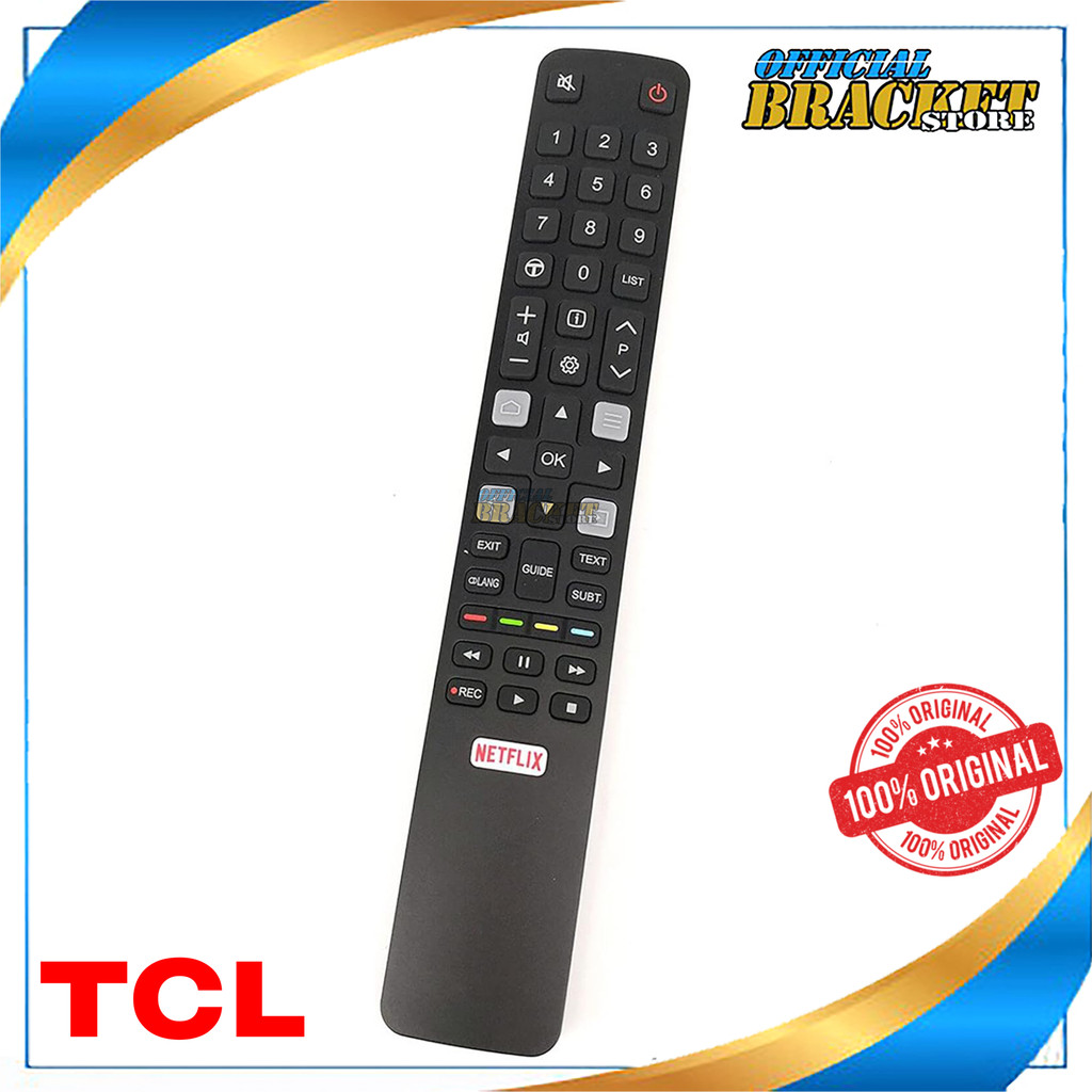 Remote Remot TV TCL remote tv smart android tcl a3 a5 a20 s6000 s6500 s6 series rc802n Netflix BOS1