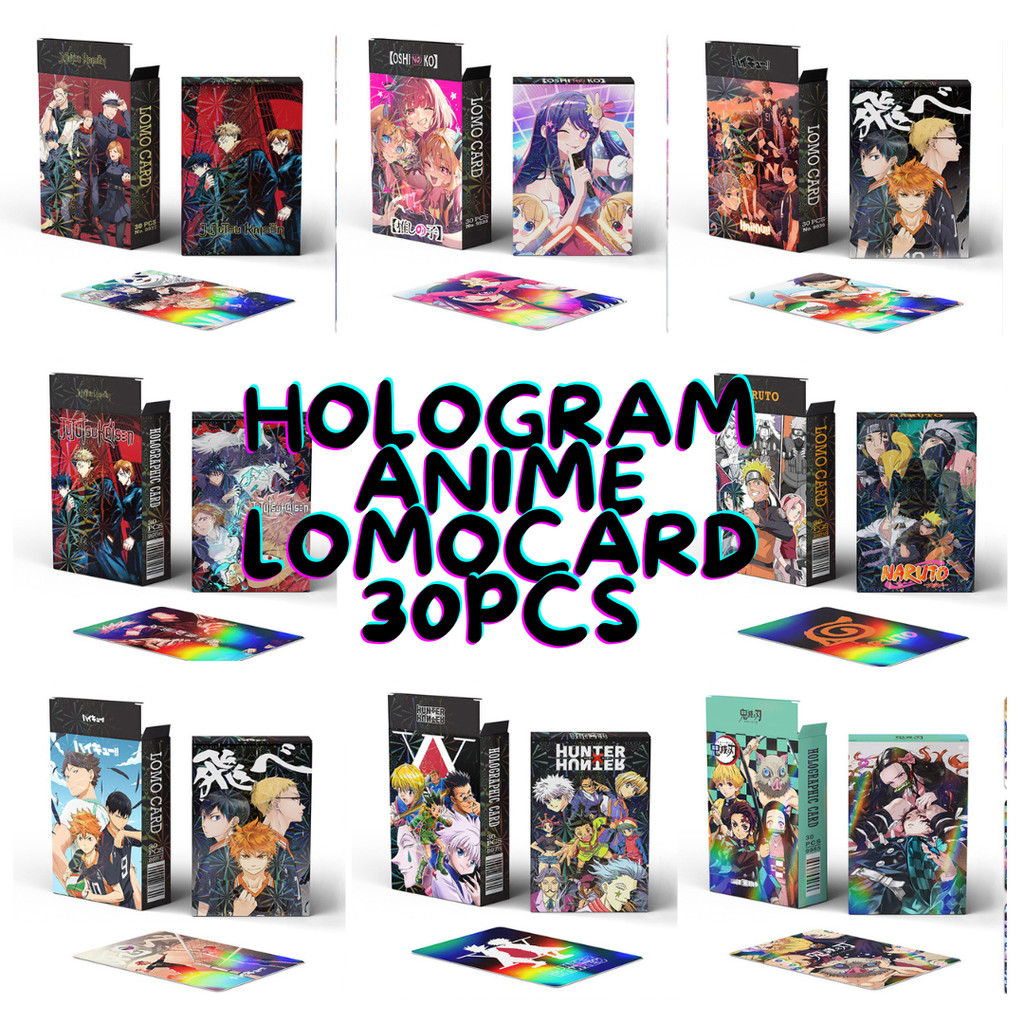

[30pcs] HOLOGRAM PACK PHOTOCARD HUNTER X HUNTER PHOTO CARD KPOP LOMOCARD WIBU ANIME COSPLAYER PHOTOCARD