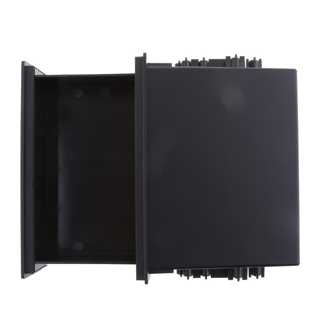 Car Storage Drawer Box Dashboard Storage Box Universal Single Din Pocket Storage Drawer Dash Radio B