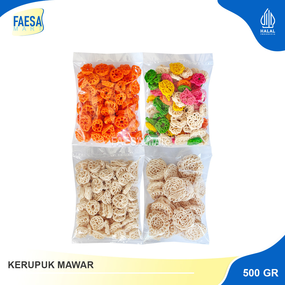 

KERUPUK MAWAR Mentah 500gr