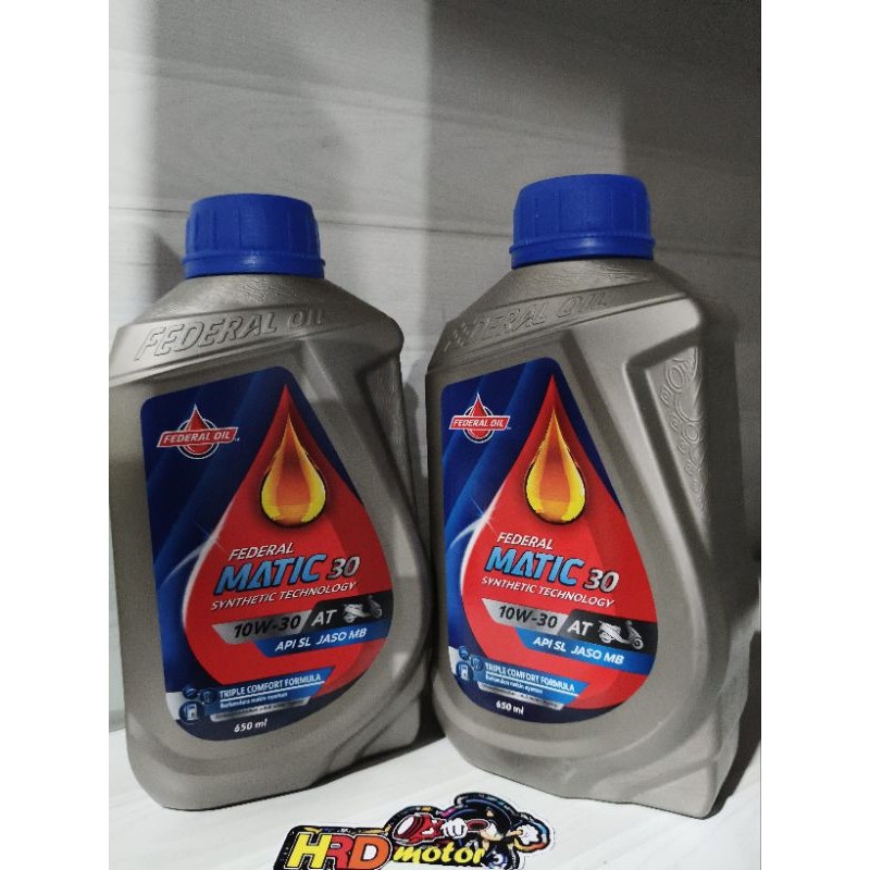 OLI FEDERAL MATIC 10W-30 OLI MOTOR BEAT DELUXE GENIO SCOOPY NEW LED SUZUKI NEX