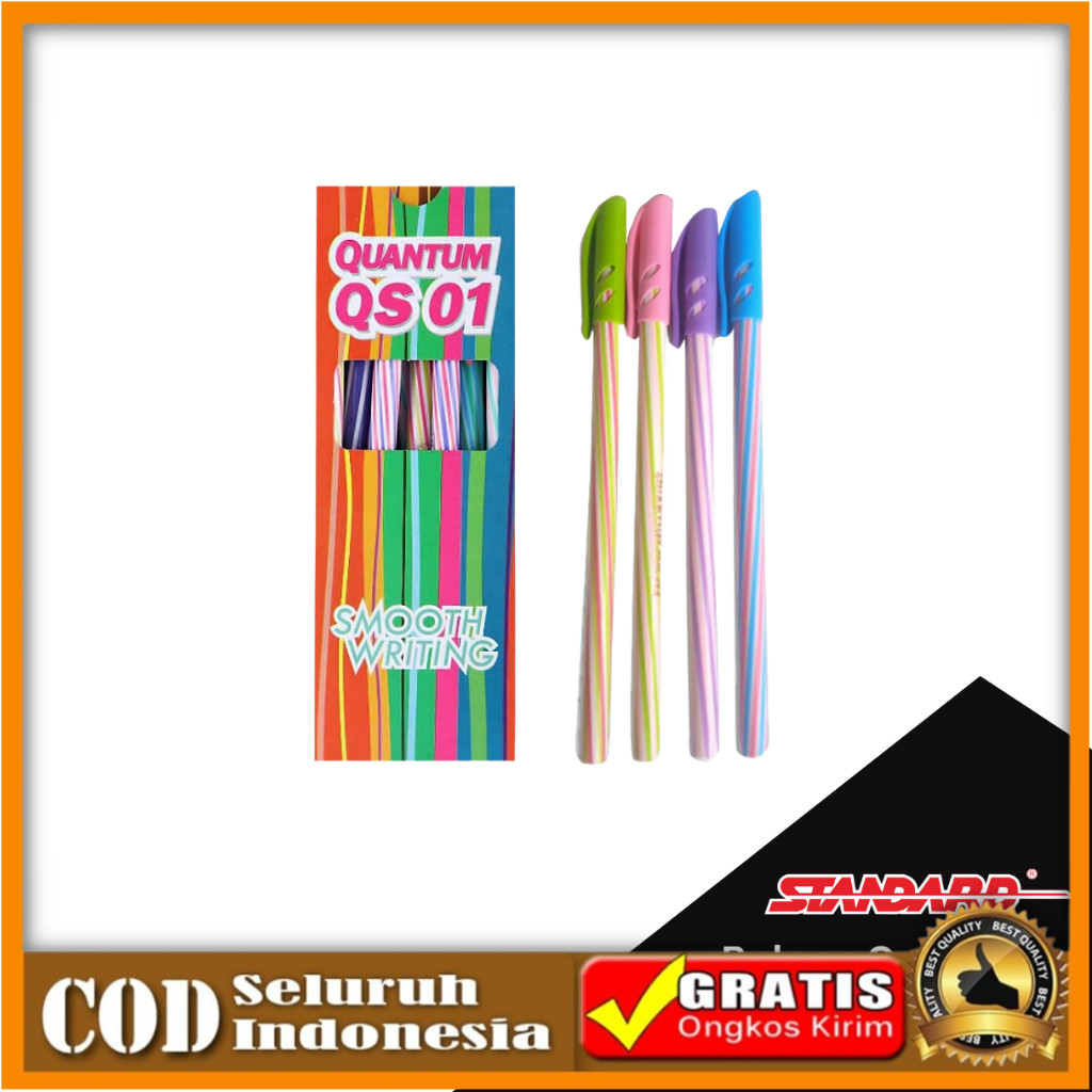 

BOLPEN / BOLPOINT QUANTUM QS-01 MURAH ISI 12 / PACK