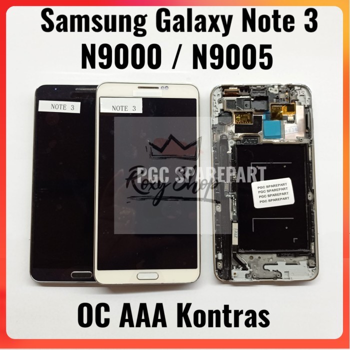LCD Touchscreen Fullset +Frame AAA Kontras Samsung Galaxy Note 3 N9000