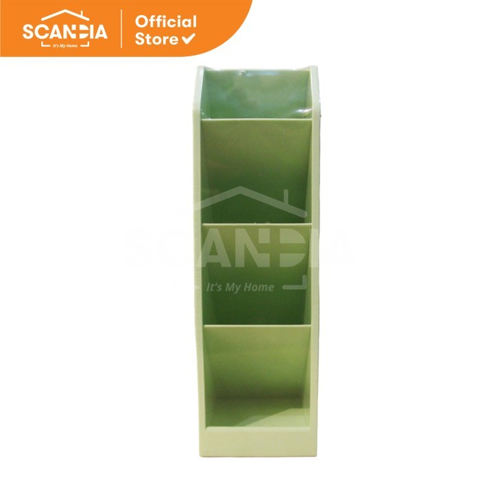 

SCANDIA Rak Pulpen Macaron Pen Holder PP Green 20x6x9cm (ABT98476)