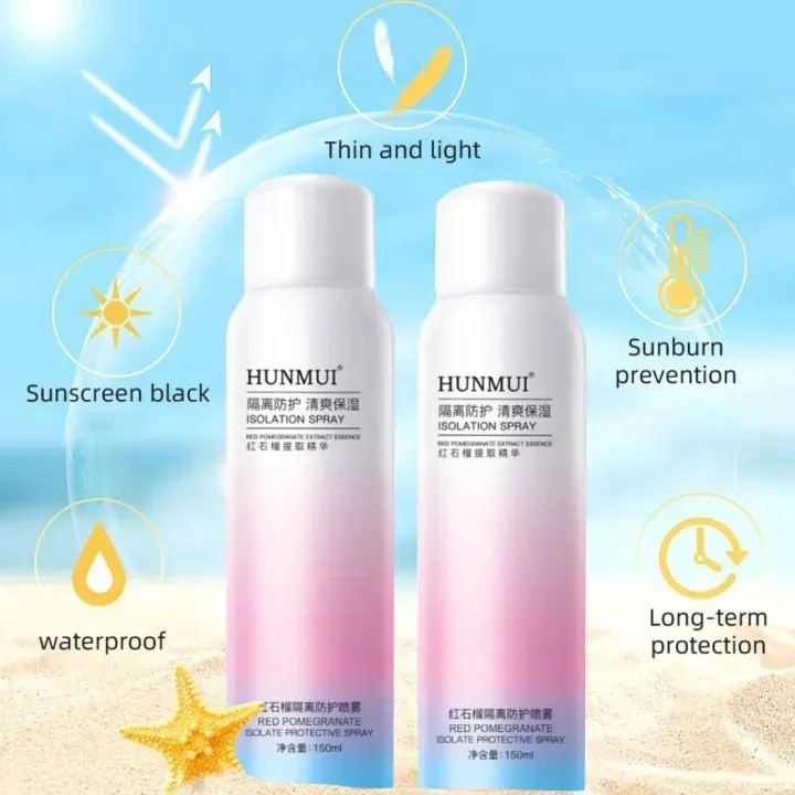 Original Korea Whitening Spray Hunmui Lotion Pemutih Kulit Badan Tangan Ketiak Instan Permanen - IS