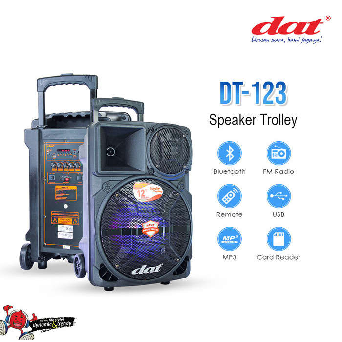 DT-123 Speaker DAT Trolley 12 Inch Subwoofer