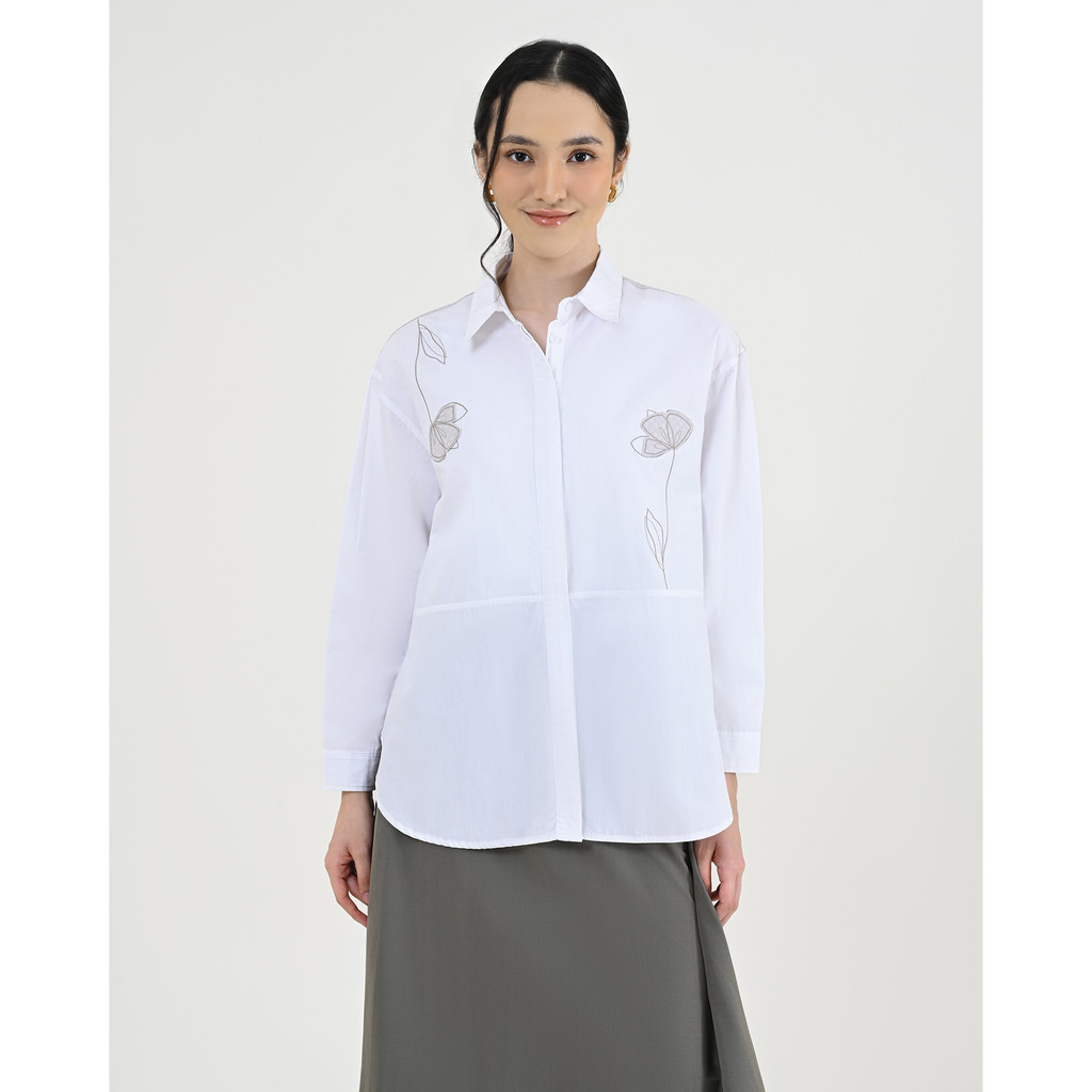 Geulis.id HAERIN SHIRT / KEMEJA WANITA