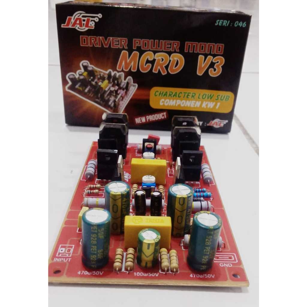 PROMO JAL KIT DRIVER POWER MONO MCRD V3 LOW SUB driver mcrd v3