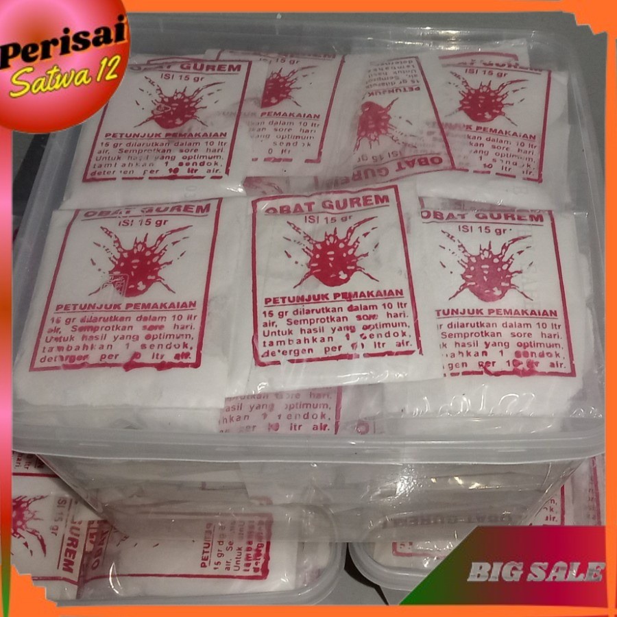 OBAT GUREM/ OBAT KUTU AYAM SERBUK OBAT PEMBASMI KUTU