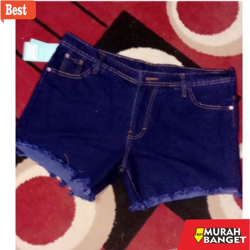 celana jeans wanita terbaru Size 35-40 Hotpants Jumbo Bigsize Celana Jeans Pendek Wanita sexy