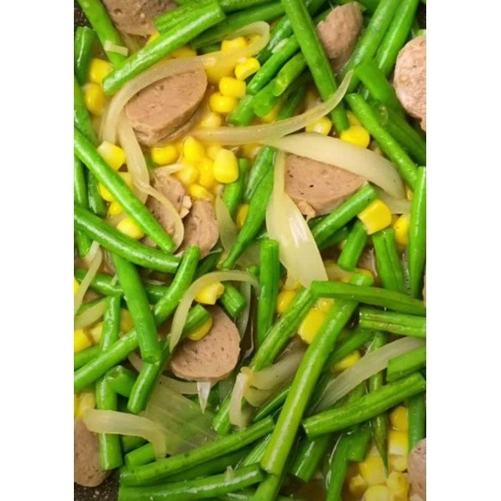 

MAKAN MENU RUMAHAN OSENG BUNCIS BAKSO JAGUNG (PORSI FAMILY 2-3x MAKAN)
