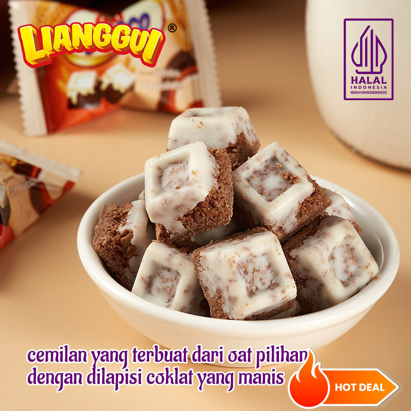 

[Harga promosi diskon]Halal Lianggui Oat Choco Oatmeal Rasa Cokelat Oatmeal Rasa Cokelat Putih 90g Sereal Sehat CHOCO COCONUT/ STRAWBERRY/ CHOCO & MILK BURSTLURRY CRISPY & SWEET Wafer Bulat Salut Chocolate Cones Cones Chocolates Flavour Wafer Roll