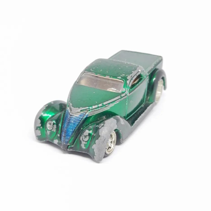 TOY Jada Toys 1937 Ford  Diecast Truk Ban Karet