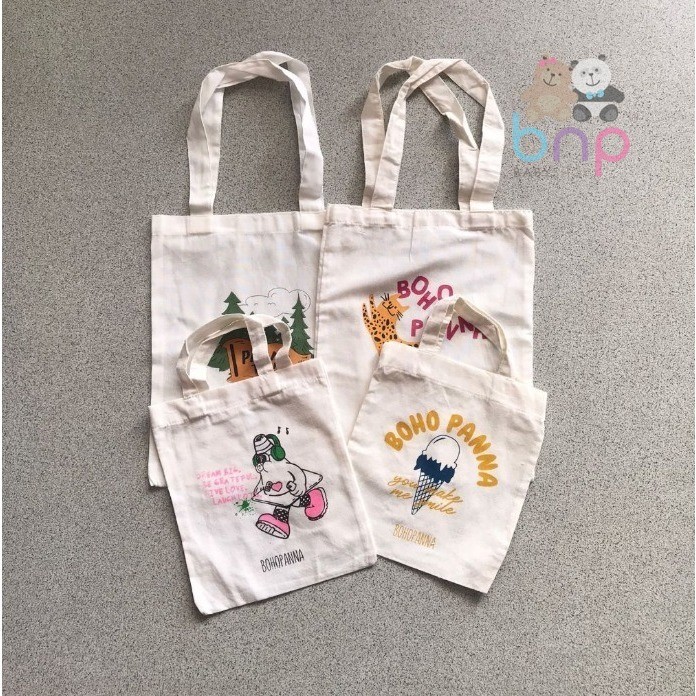 Bohopanna Canvas Tote Bag
