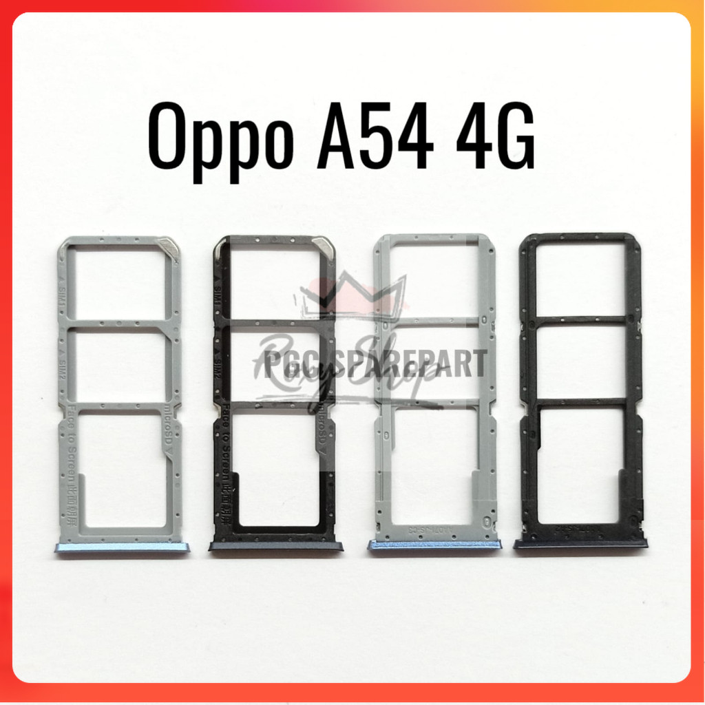 Ori Original Simtray Oppo A54 4G - Tempat Simcard Simlock Sim Lock Slot Card Tray
