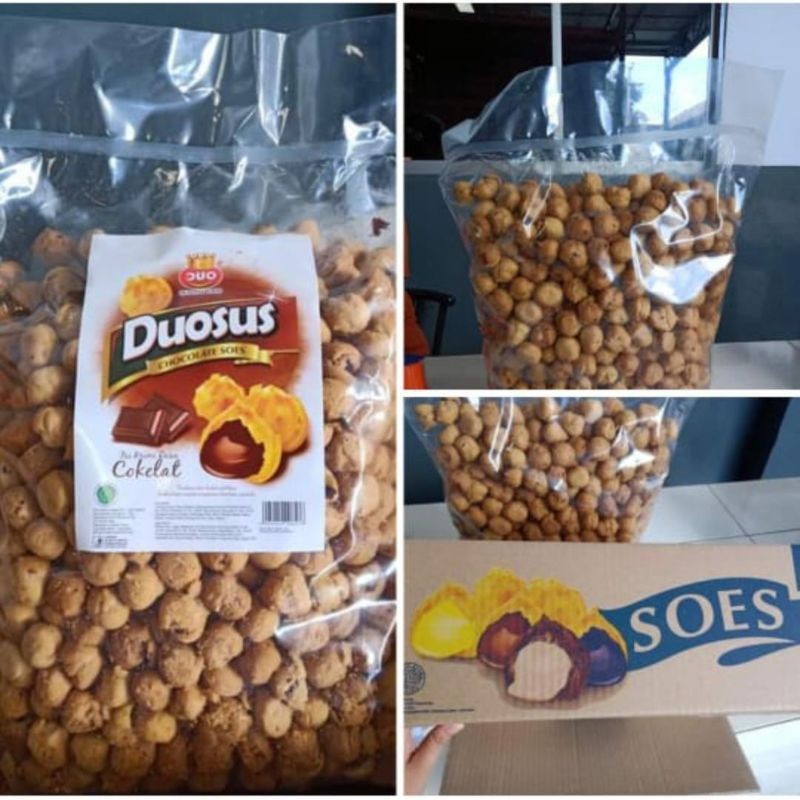 

500gr Duo Soes coklat Exp 2025 | duosus choco soes DuoSus Kue Sus kering coklat lumer 500gr - tokokurmamedan